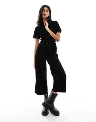 New Look cord jumpsuit in black - ASOS Price Checker