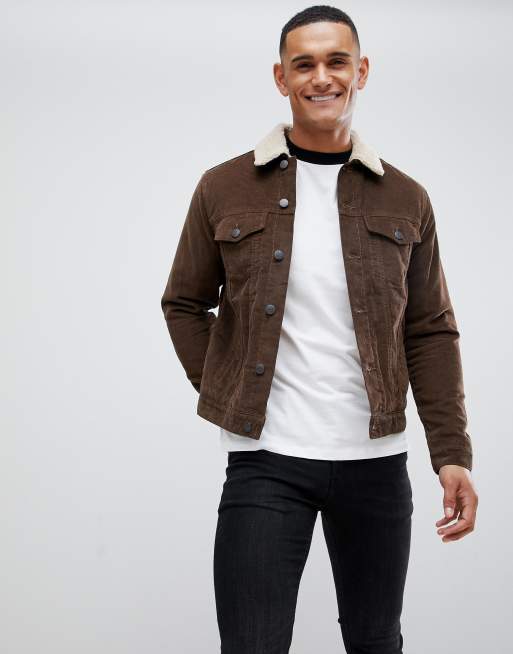 Asos corduroy jacket clearance mens