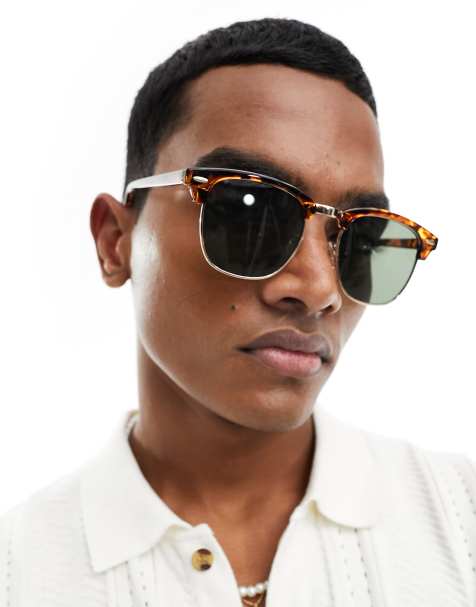 New Look - Core Club - Lunettes de soleil à motif - Marron - view 1