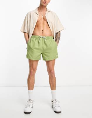 New Look Core Swimshort In Green-neutral