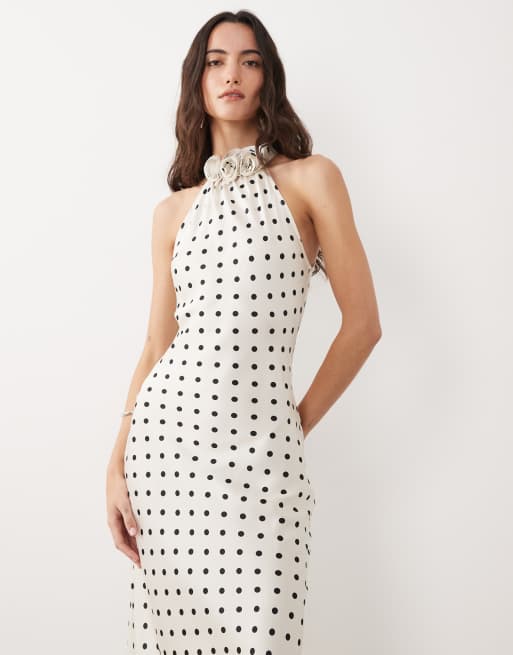 white christmas dresses Mariana Cream Lace Bust Midi Dress - US 16 main image 1