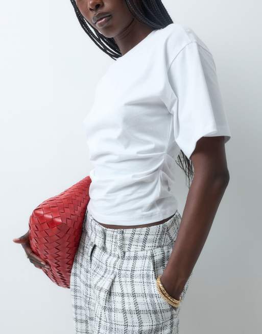New Look corset T-shirt i hvid, 5 af 5