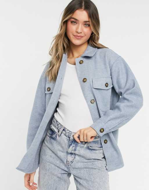 Baby BLue Shacket