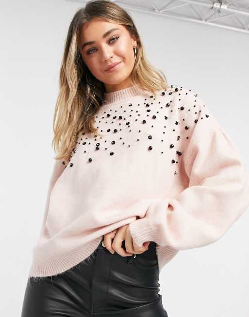 Beaded knitwear clearance