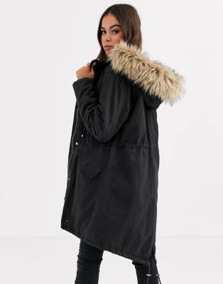 new look womens parka coats