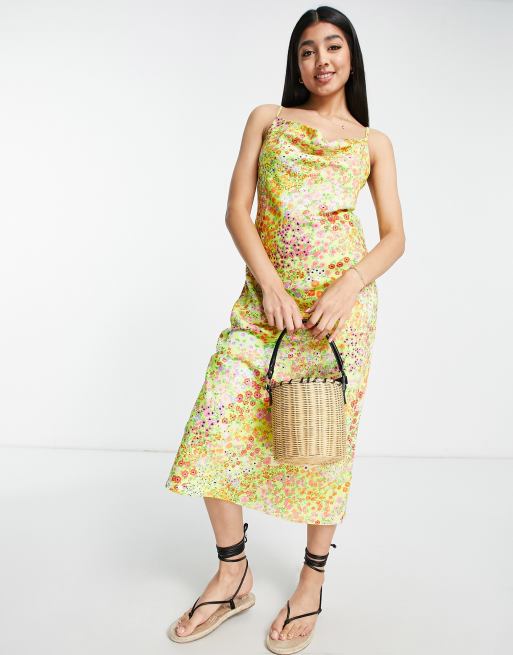 New look sale yellow floral dress