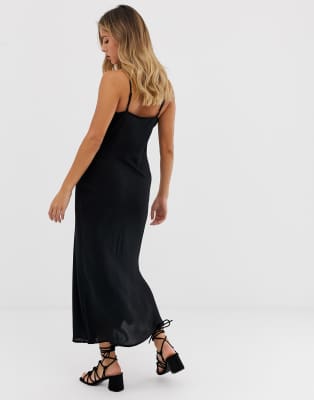 new look cowl midi dress