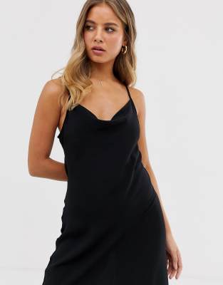 new look cowl midi dress