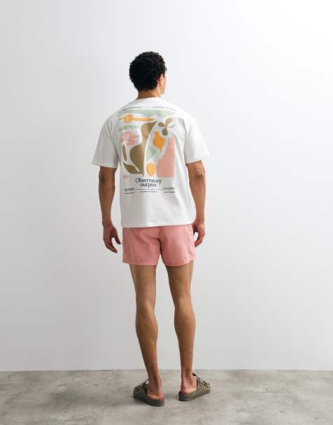 New Look - Cremehvid oversized T-shirt med boblelogo - view 1