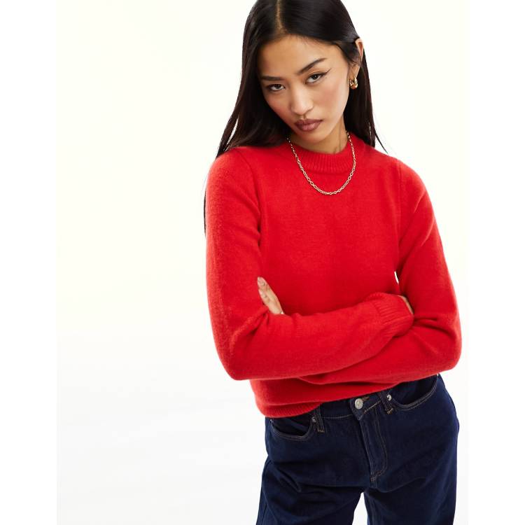 New look deals red jumper