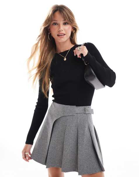 New Look crew neck knitted top in black - view 1