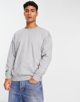New Look crew neck sweatshirt in grey