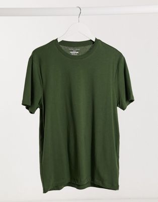 New Look crew neck t-shirt in green | ASOS