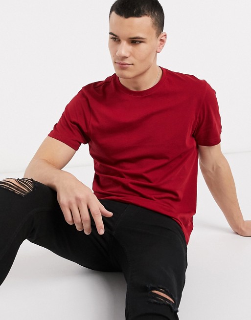 New Look crew neck t-shirt in red