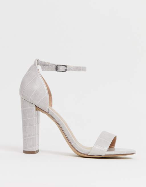 Grey sandals new discount look