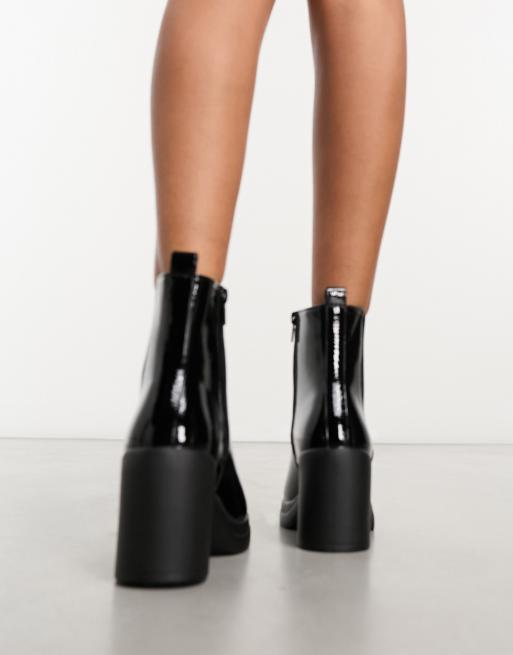 New look croc ankle boots best sale