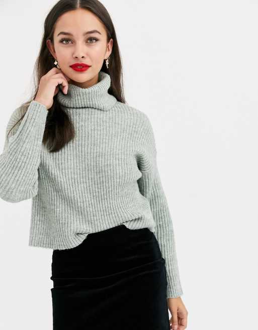 New look rib roll neck store