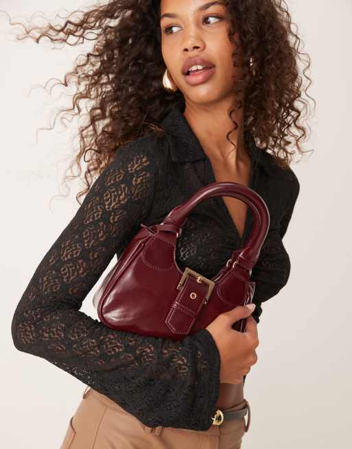 Burgundy bag new look online