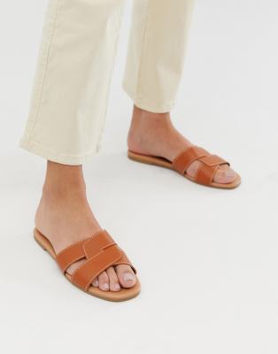 new look slip on sandals