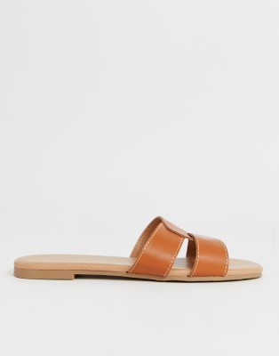 new look tan sandals