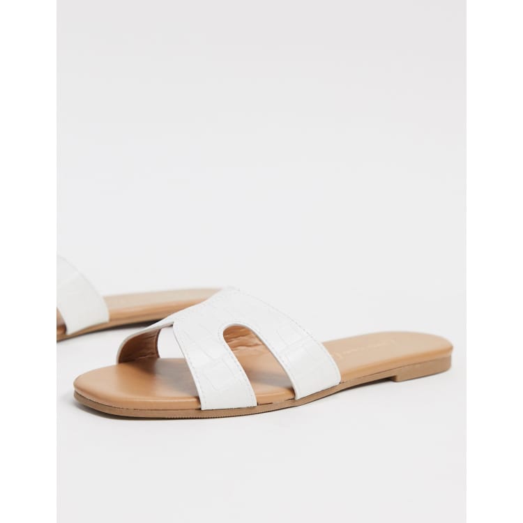 New look white sliders new arrivals