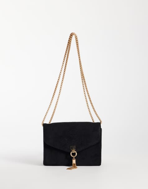 New Look crossbody bag in black snake print - view 1