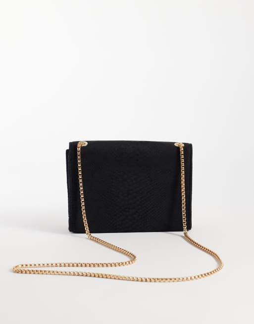 New Look crossbody bag in black snake print, 4 of 4