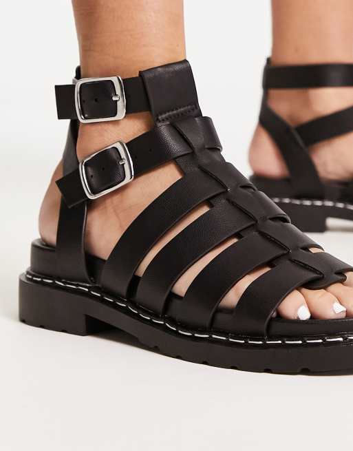 Closed toe sandals new deals look