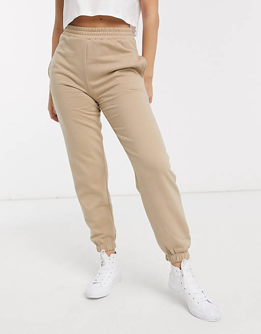 New Look cuffed jogger in camel | ASOS
