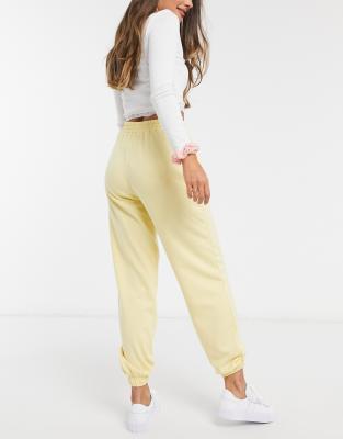 light yellow joggers