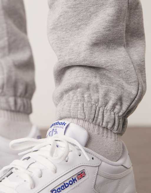 New Look cuffed joggers in grey marl, 2 of 5