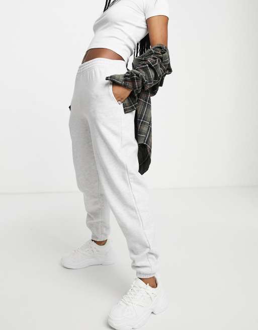 New Look Petite slim leg jogger in gray