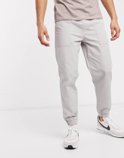 cuffed utility trousers