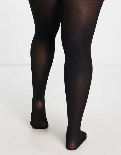 New Look 3 pack 100 denier tights in black