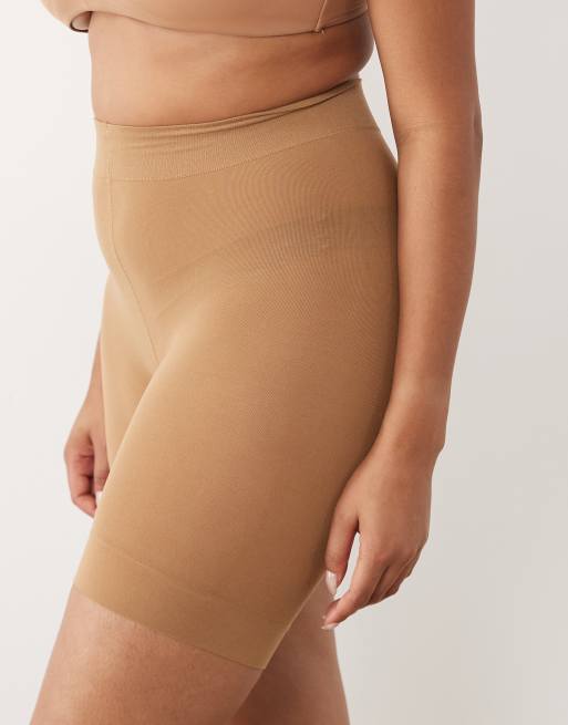 New Look Curve anti-chafing short in tan, 3 of 4