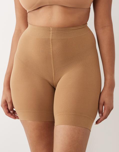 New Look Curve anti-chafing shorts in tan - view 1