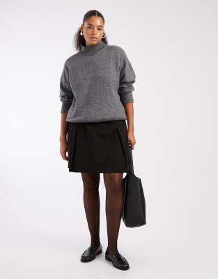 New Look Curve - Basic-Skort in Schwarz