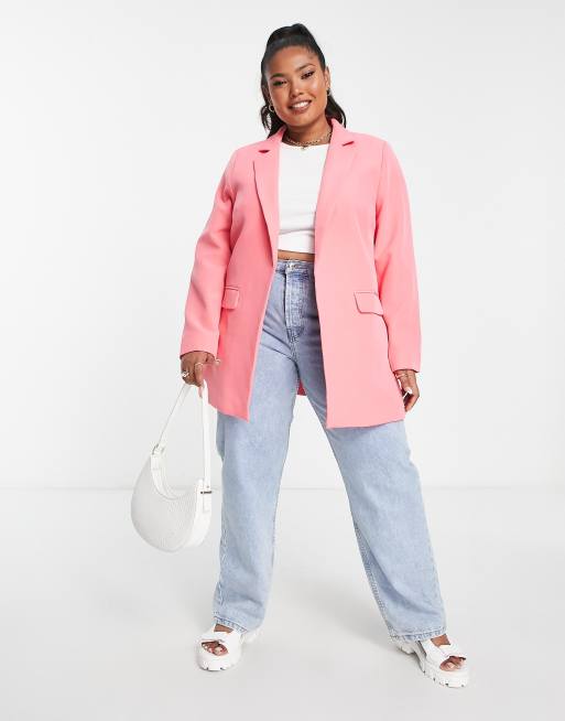New look coats pink hotsell