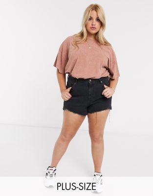 new look plus size shorts