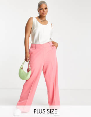 New Look Curve - Elegante Hose in Rosa, Kombiteil