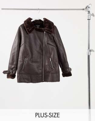 aviator coat plus size