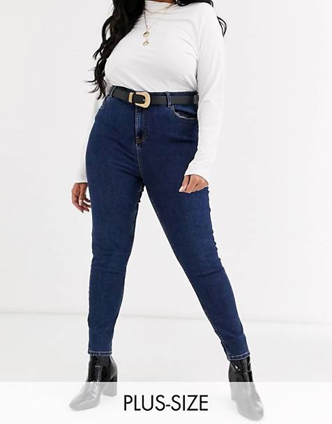New Look Curve - Lift and Shape - Jeans blu