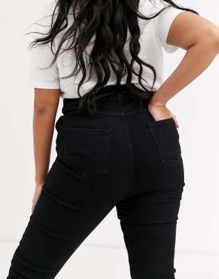 black shape jeans
