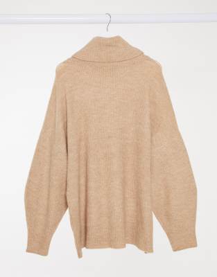 camel longline jumper