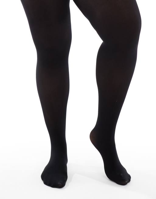 New Look Curve Lot de collants 40 deniers Noir ASOS
