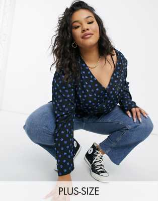 asos plus size blouses