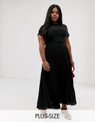 curve pleated dress