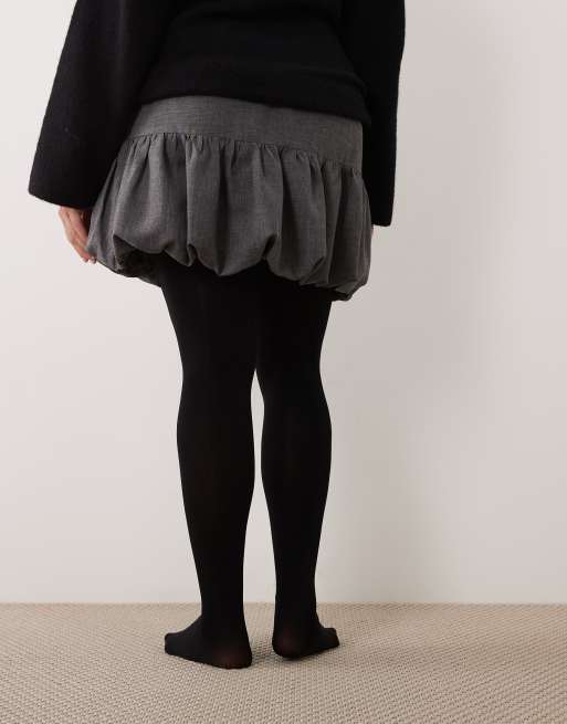 New Look Curve Premium 2 pack 100 denier tights in black , 3 of 3