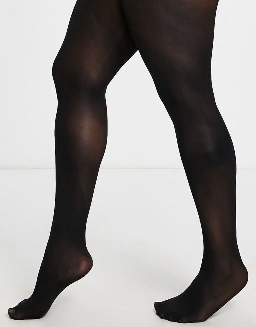 New Look Curve - Set van 2 70 denier premium panty's in zwart, 4 van 4