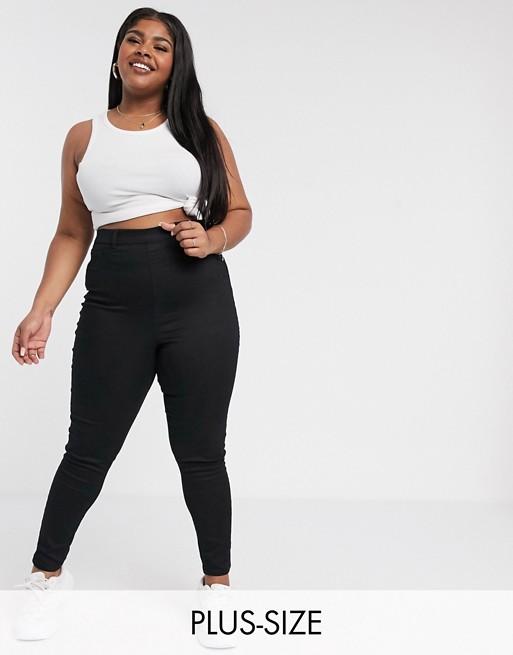 New Look Curve shaper jegging in black